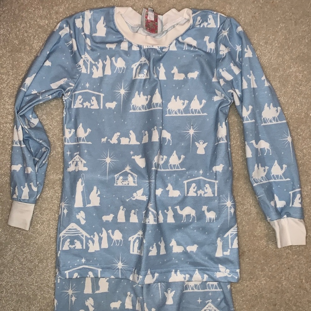Cecil and Lou Nativity pajamas